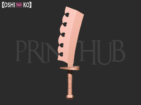 Oshi no ko - kana Arima Tokyo blade for cosplay 3D Print Model