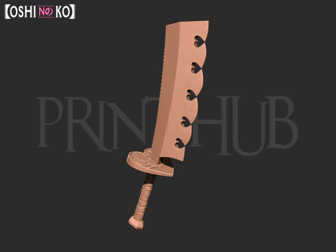 Oshi no ko - kana Arima Tokyo blade for cosplay 3D Print Model