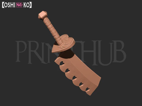 Oshi no ko - kana Arima Tokyo blade for cosplay 3D Print Model