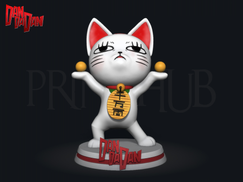 Dandadan Cat Turbo Granny 3D print model 3D Принт Модель