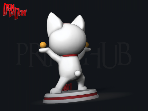 Dandadan Cat Turbo Granny 3D print model 3D-Druckmodell