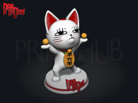 Dandadan Cat Turbo Granny 3D print model 3D-Druckmodell
