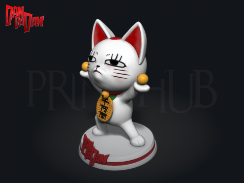 Dandadan Cat Turbo Granny 3D print model 3D-Druckmodell