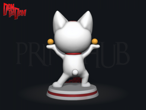 Dandadan Cat Turbo Granny 3D print model 3D-Druckmodell