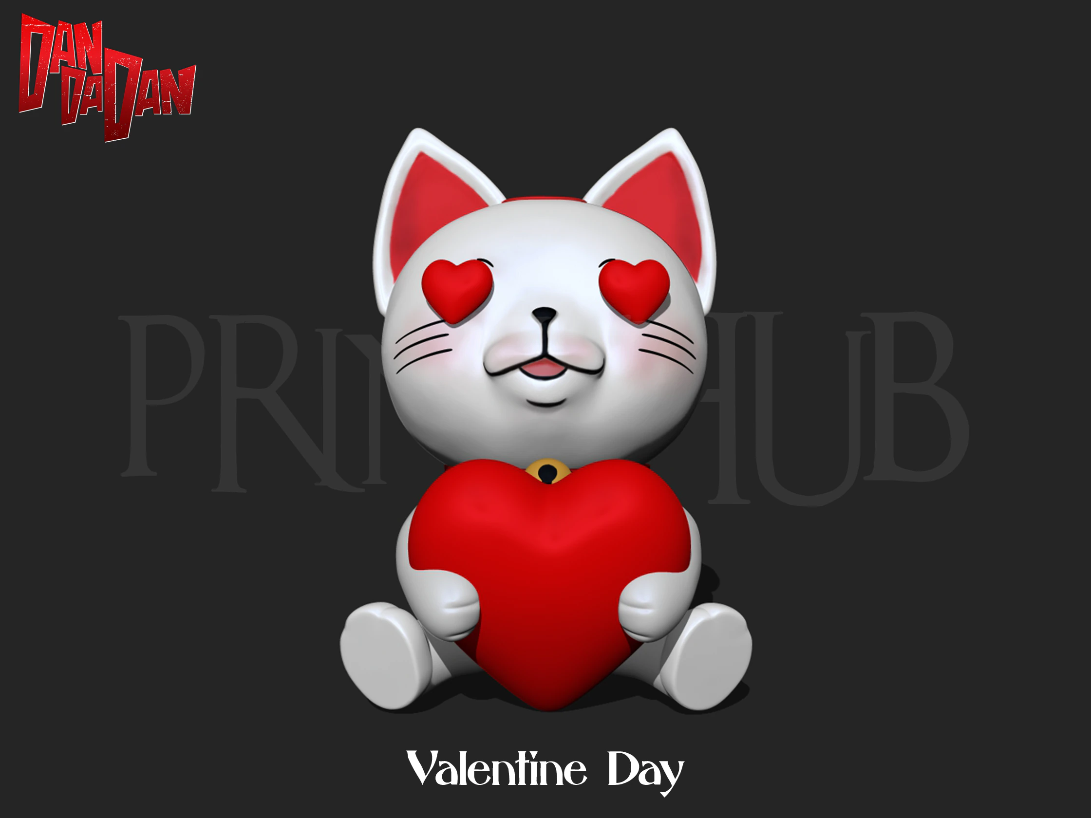 Dandadan Turbo Doll Valentine Special Model 3D Print Model .c4d .max .obj .3ds .fbx .stl .blend 