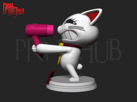 Dandadan Cat Turbo Granny 3d print model 3D Print Model