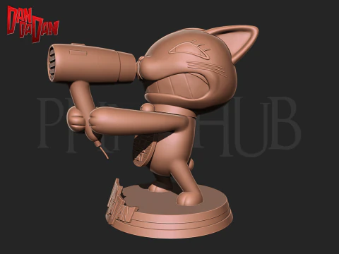 Dandadan Cat Turbo Granny 3d print model 3D Print Model
