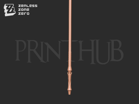 Astra Yao Microphone Staff From Zenless Zone Zero cosplay 3D Print Model