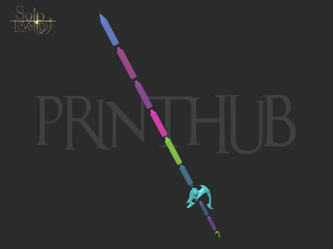 Solo Leveling Cha Hae In sword for cosplay 3D print model 3D Print Model
