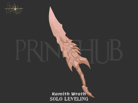 Kamith Wrath Daggers aus Solo Leveling Cosplay 3D Druckmodell