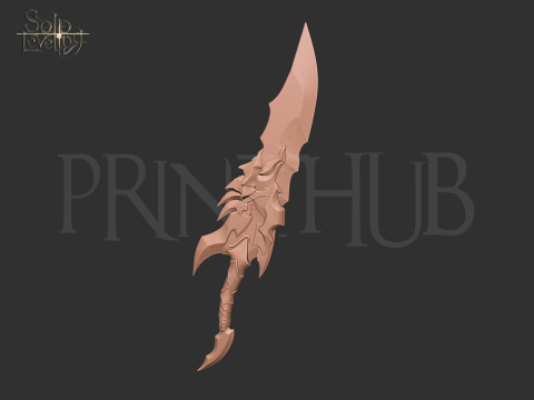 Kamith Wrath Daggers from Solo Leveling cosplay 3Dプリントモデル