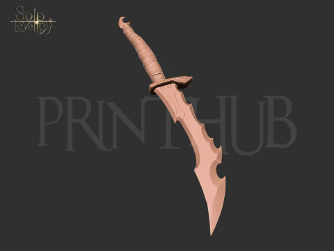 Solo Leveling - Knight Killer Dagger Cosplay 3D Print Model