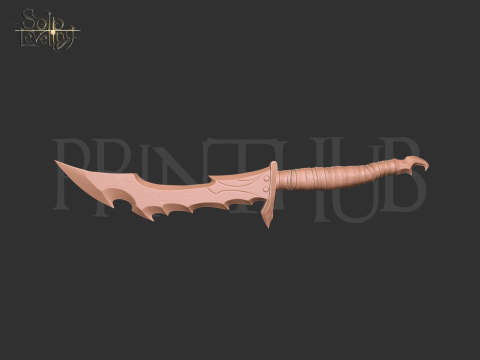 Solo Leveling - Knight Killer Dagger Cosplay 3D 打印模型