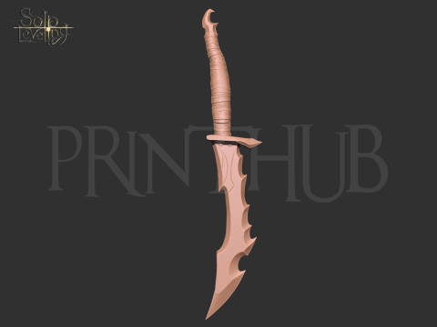 Solo Leveling - Knight Killer Dagger Cosplay 3D 打印模型