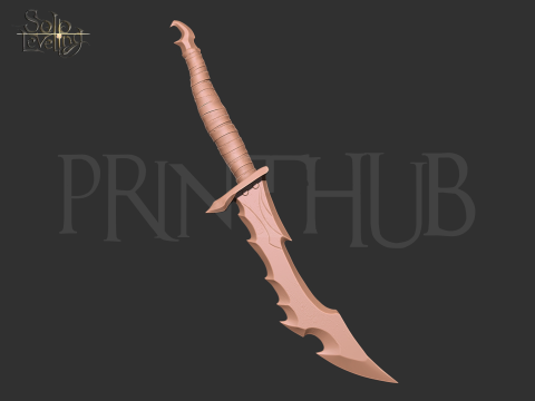Solo Leveling - Knight Killer Dagger Cosplay 3D 打印模型