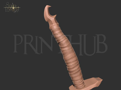Solo Leveling - Knight Killer Dagger Cosplay 3D Print Model