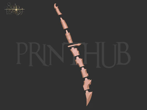 Solo Leveling - Knight Killer Dagger Cosplay 3D Print Model