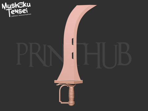 Mushoku Tensei Jobless Reincarnation - Eris Boreas Greyrat sword for cosplay 3D Print Model