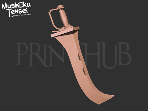 Mushoku Tensei Jobless Reincarnation - Eris Boreas Greyrat sword for cosplay 3D Print Model