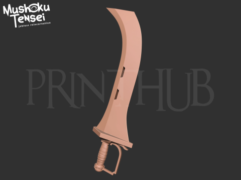Mushoku Tensei Jobless Reincarnation - Eris Boreas Greyrat sword for cosplay 3D Print Model