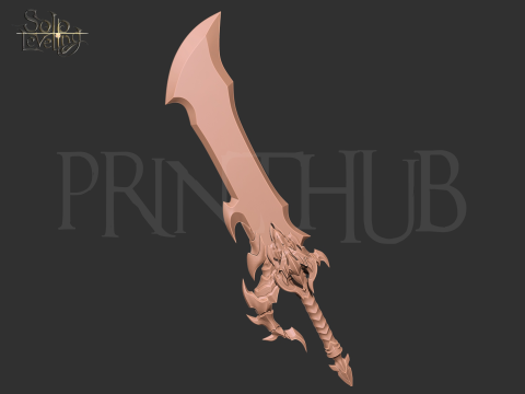 Demon King Dagger 3d print file for cosplay 3D-Druckmodell