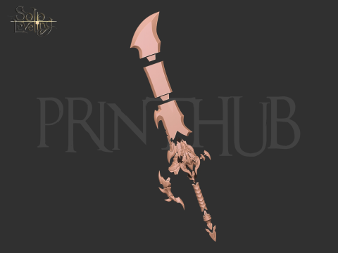 Demon King Dagger 3d print file for cosplay 3D-Druckmodell