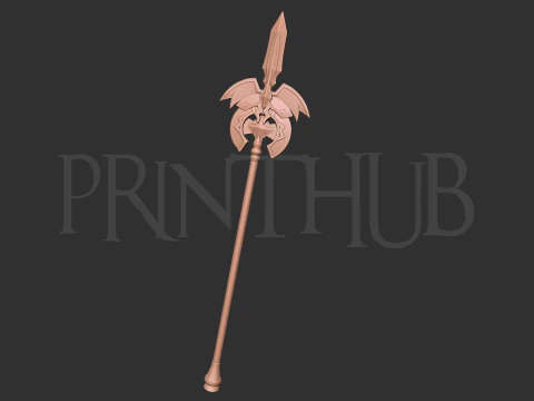 Lancia di Luna Ragnar di Epicseven per cosplay Modello di stampa 3D