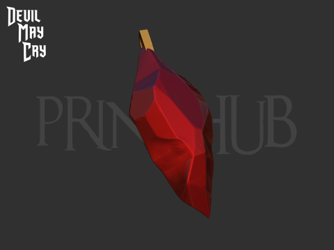 Dante Amulet Necklace Devil may cry Anime 2025 for cosplay stl 3Dプリントモデル