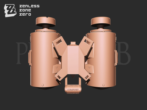 Burnice White Weapon Pack - Zenless Zone Zero for cosplay stl 3D Print Model