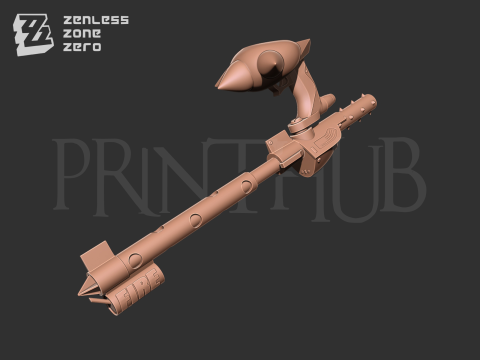 Burnice White Weapon Pack - Zenless Zone Zero for cosplay stl 3D Print Model