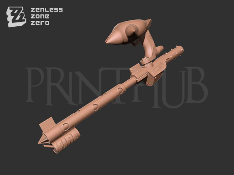 Burnice White Weapon Pack - Zenless Zone Zero for cosplay stl 3D Print Model