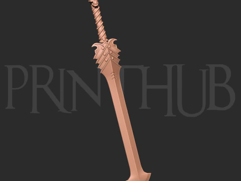 Baul Sword from Devil May Cry anime 2007 for cosplay STL 3D Print Model