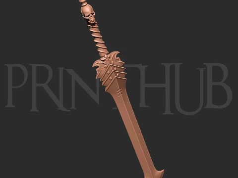 Baul Sword from Devil May Cry anime 2007 for cosplay STL 3D Print Model