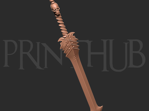 Baul Modeus swords from devil may cry 2007 for cosplay stl Model Cetak 3D