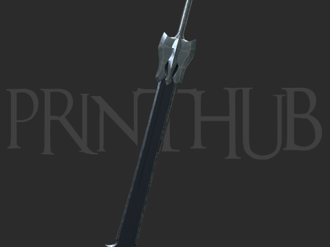 Momonga Sword from Overlord - Fan Art for cosplay STL 3D 打印模型