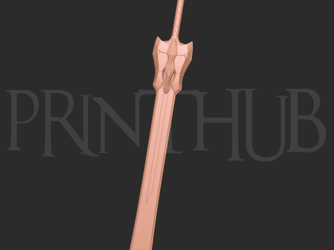 Momonga Sword from Overlord - Fan Art for cosplay STL 3D Print Model