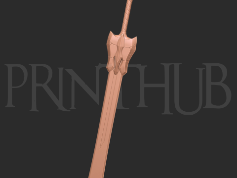 Momonga Sword from Overlord - Fan Art for cosplay STL 3D Print Model