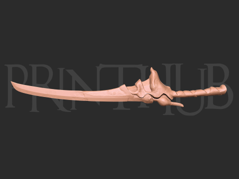 Raizan Sword Level 2 Onimusha Fan Art Cosplay STL File 3D Принт Модель