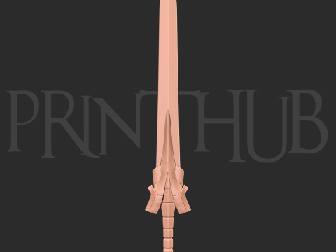 Enryuu Sword Level 1 Onimusha Fan Art Cosplay Prop STL File 3D-printmodel