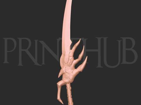Raizan Sword Level Max Onimusha Fan Art Cosplay STL File 3Dプリントモデル