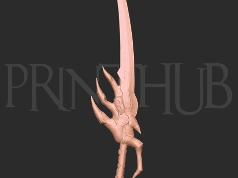 Raizan Sword Level Max Onimusha Fan Art Cosplay STL File 3Dプリントモデル