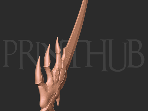 Raizan Sword Level Max Onimusha Fan Art Cosplay STL File 3Dプリントモデル