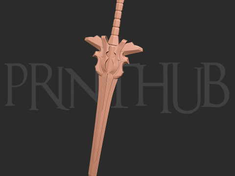 Enryuu Sword Level 2 Onimusha Fan Art Cosplay Prop STL File 3Dプリントモデル