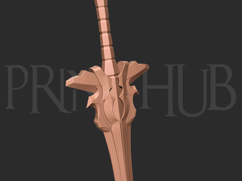 Enryuu Sword Level 2 Onimusha Fan Art Cosplay Prop STL File 3Dプリントモデル