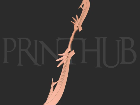 Shippuu Sword Level Max Onimusha Fan Art Cosplay Prop Fichier STL Modèles 3D en vedette