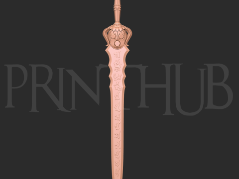 Bishamon Sword Onimusha Fan Art Legendary Cosplay Prop STL File Modèles 3D en vedette