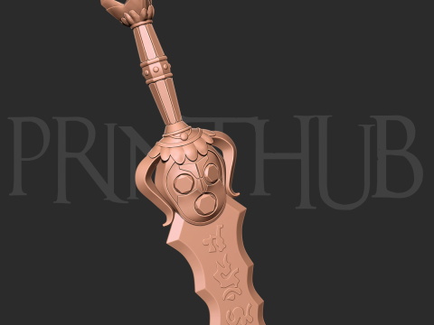 Bishamon Sword Onimusha Fan Art Legendary Cosplay Prop STL File Modèles 3D en vedette
