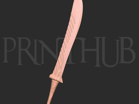 Enryuu Sword Level 1 Onimusha Warlords Fan Art Cosplay Prop STL Modèles 3D en vedette
