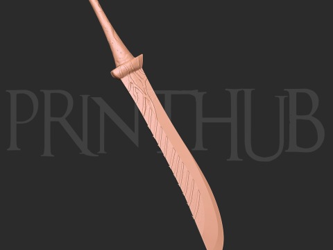 Enryuu Sword Level 1 Onimusha Warlords Fan Art Cosplay Prop STL Modèles 3D en vedette
