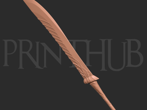 Enryuu Sword Level 1 Onimusha Warlords Fan Art Cosplay Prop STL Modèles 3D en vedette